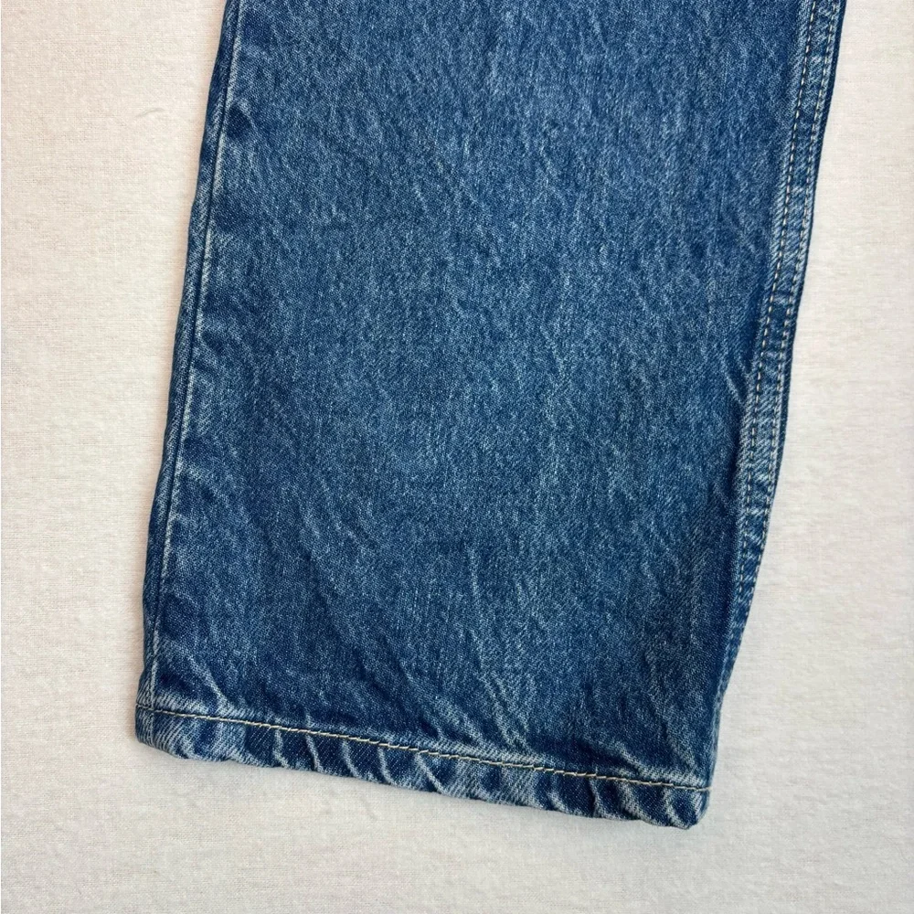 Reformation Cynthia High Rise Straight Jeans Womens Sz 26 Button Fly Blue Denim - Picture 8 of 15